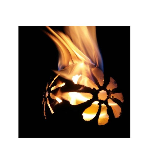 Feuerkugel ⌀ 18 cm aus Edelstahl zur Wahl 4 verschiedene Motive