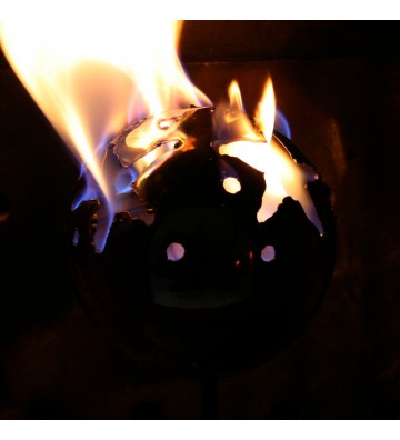 Feuerkugel ⌀ 18 cm aus Edelstahl zur Wahl 4 verschiedene Motive