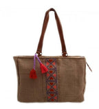 Jute Umhängetasche Jute XXL Shopper 60x30 cm