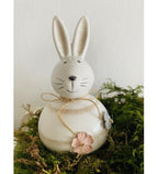 Osterhase aus Keramik SpringIvory, Dolomite, 7,6x7,6x13,2 cm