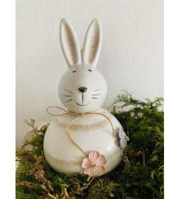 Osterhase aus Keramik SpringIvory, Dolomite, 7,6x7,6x13,2 cm