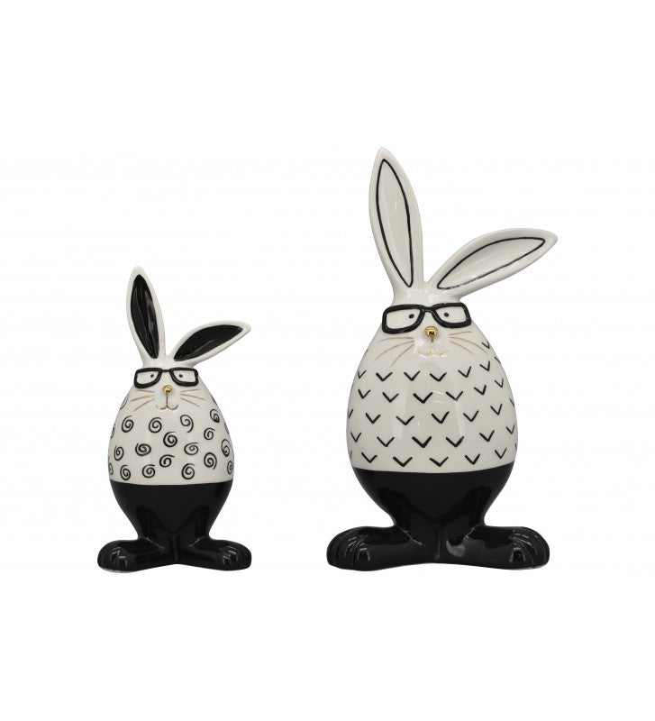 Osterhase XOXO aus Keramik ca.16 cm groß
