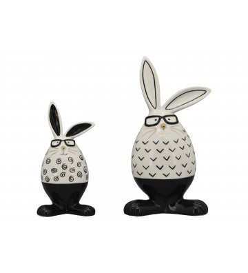 Osterhase XOXO aus Keramik ca.16 cm groß