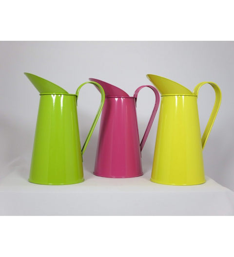 Metallkanne zur Wahl in 3 verschiedenen Farben ca. 29cm hoch