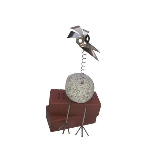 Kantenhocker SV 281 ca. 40cm hoch aus Granit und Edelstahl