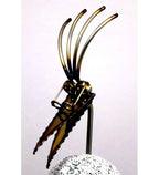 Kantenhocker mit Buch ca. 35 cm aus Granit und Edelstahl Naturstein Deko