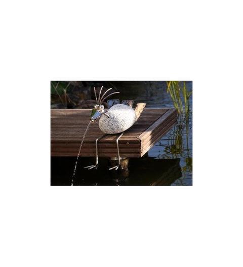 Kantenhocker Wasserspeier SV107 BK aus Granit und Edelstahl