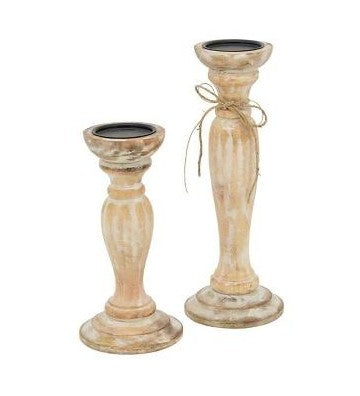 Kerzenhalter Bloom aus massiven Holz z.Wahl ca. 30cm oder 40 cm