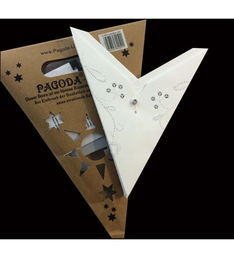 Leuchtstern Baby Marylin weiß 7 Zacken 40 cm mit Magnetverschluß