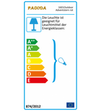 Leuchtstern für Außen XL rot/gelb ca. 55 cm, 15 Zacken,  inkl. Außenkabel 4 Meter