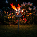 Feuerkugel Motiv Blume Ø 13cm aus Edelstahl