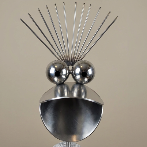 Design-Ente aus Granit & Edelstahl – Handgefertigtes Unikat, ca. 68 cm