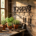 Hakenleiste „Garden“ Gusseisen – 29 cm mit 4 Haken