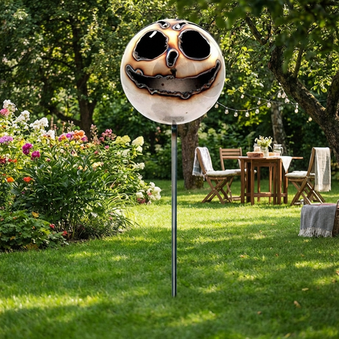 Feuerfratze Lach Gesicht Ø 13 cm aus Edelstahl