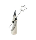 XMAS Wichtel Santa aus Keramik mit LED Stern ca.9,6x17x31,5 cm