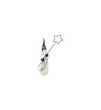 XMAS Wichtel Santa aus Keramik mit LED Stern ca.9,6x17x31,5 cm
