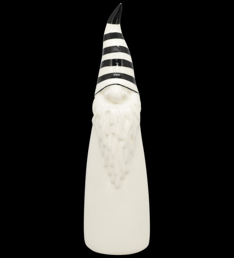 Santa XOXO Keramik weiß/schwarz ca. 25 cm