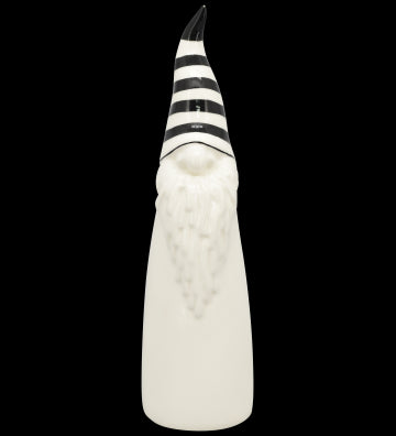 Santa XOXO Keramik weiß/schwarz ca. 25 cm