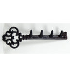 Schlüsselleiste Gusseisen Rostoptik – 29 cm mit 4 Haken