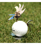 Golf Birdie Set Edelstahl – 3er Set 8,5 cm, Geschenk für Golfspieler