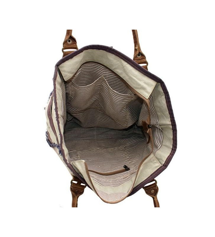 Umhängetasche Shopper Canvas 35x38 cm