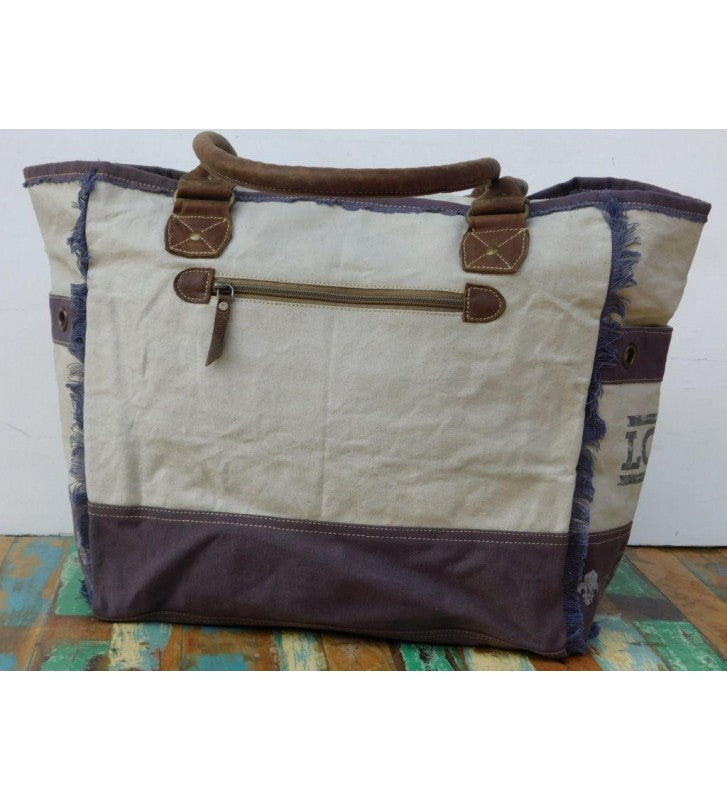 Umhängetasche Shopper Canvas 35x38 cm