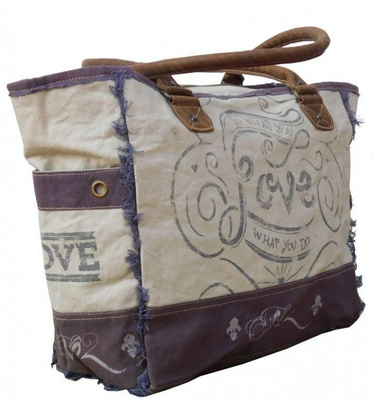Umhängetasche Shopper Canvas 35x38 cm