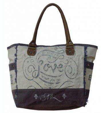 Umhängetasche Shopper Canvas 35x38 cm