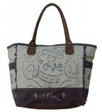 Umhängetasche Shopper Canvas 35x38 cm