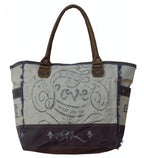 Umhängetasche Shopper Canvas 35x38 cm