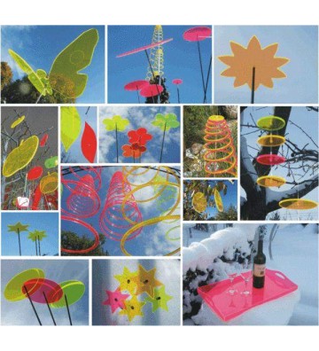 Sonnenfänger Doppelherz 18 cm – Leuchtstark in der Farbe Rot