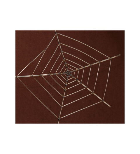 Spinnennetz aus Edelstahl ca. 40x40 cm