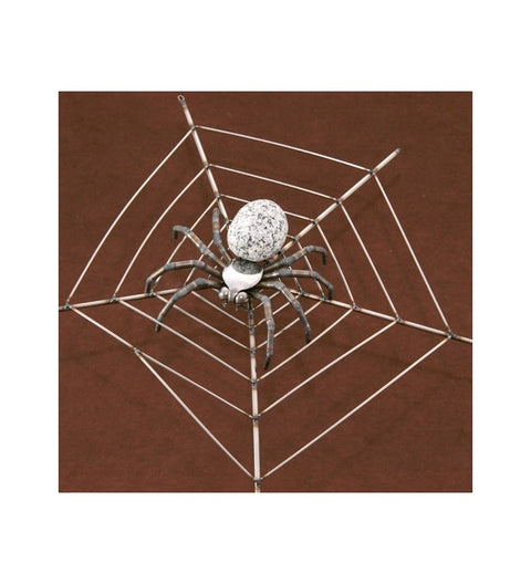 Spinnennetz aus Edelstahl ca. 40x40 cm