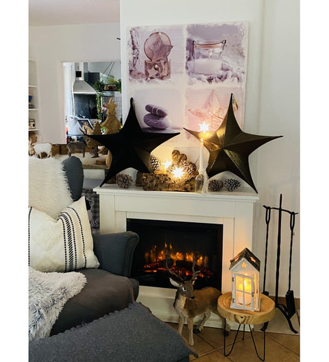 Stern goldfarben zur Wahl in 3 versch. Größen