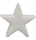 XMAS Keramik Stern Ivory weiß ca. 9,5 cm