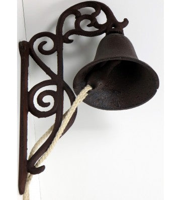 Türglocke Gesamthöhe ca.27cm Nostalgie Look, antikfarben