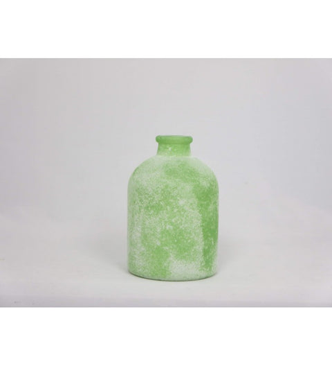 Glasvase bauchig grün zur Wahl ca. 25cm oder 17cm