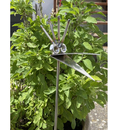 Vogelkopfstecker aus Edelstahl zur 75 cm zur Wahl: