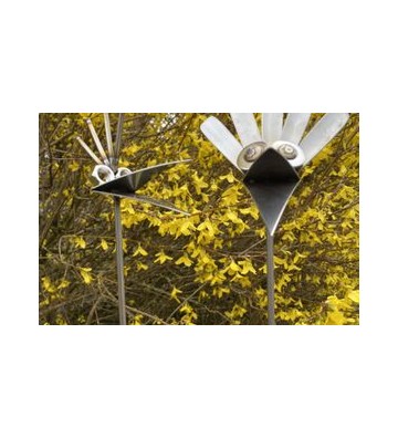 Vogelkopfstecker aus Edelstahl zur 75 cm zur Wahl: