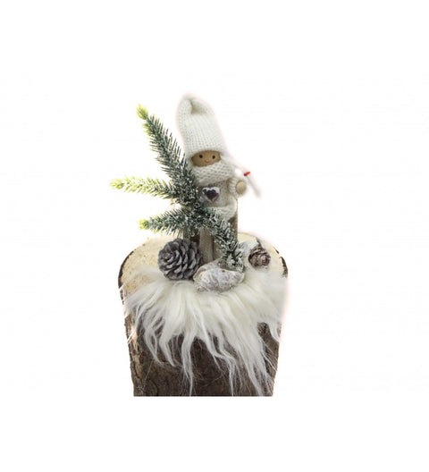 Weihnachtsdeko Schneezauber Wichtel ca. 14 cm hoch