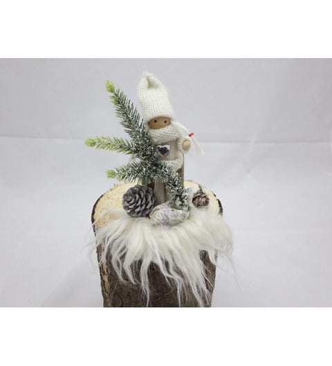 Weihnachtsdeko Schneezauber Wichtel ca. 14 cm hoch