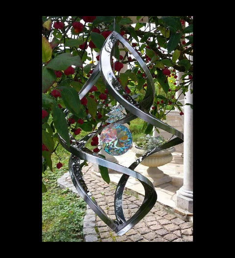 Winddancer Girland mit Kristall ca. 14x25 cm