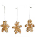 XMAS Lebkuchenanhänger 3-er Set, Gingerbread, ca. 9,3x0,5x7 cm