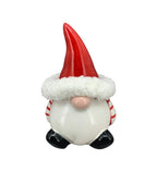 XMAS Dekofigur Wichtel rot/weiß  Santa Chrissie, ca. 13,3 cm hoch