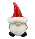 XMAS Dekofigur Wichtel rot/weiß  Santa Chrissie, ca. 13,3 cm hoch
