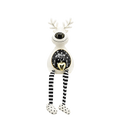 XOXO Rentier Keramik schwarz/weiß ca. 17,5 cm