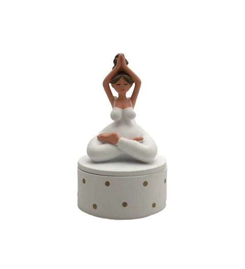 Yoga Engel Dose ca. 10,5x4x3,0 cm