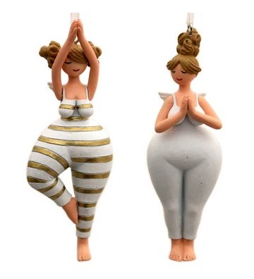 Yoga Engel 2-er SET zum Hängen