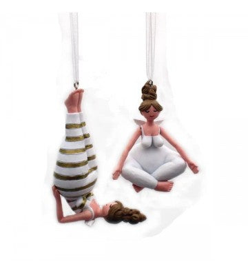 Yoga Engel 2-er SET zum Hängen