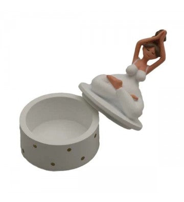 Yoga Engel Dose ca. 10,5x4x3,0 cm